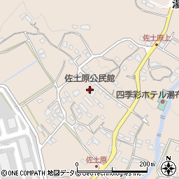 佐土原公民館周辺の地図