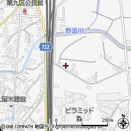 福岡県久留米市荒木町荒木734-8周辺の地図