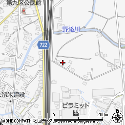 福岡県久留米市荒木町荒木734周辺の地図