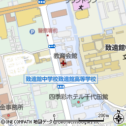 佐賀県教職員組合県本部周辺の地図