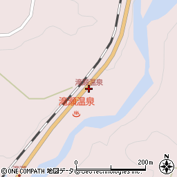 滝瀬温泉周辺の地図