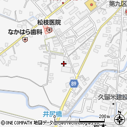 福岡県久留米市荒木町荒木932周辺の地図