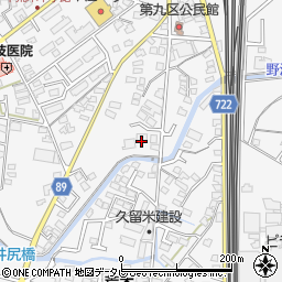 福岡県久留米市荒木町荒木835-10周辺の地図