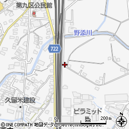福岡県久留米市荒木町荒木752周辺の地図