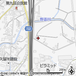 福岡県久留米市荒木町荒木738周辺の地図