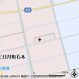 佐賀県小城市三日月町石木188周辺の地図