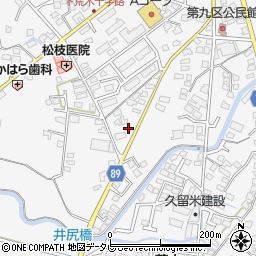 福岡県久留米市荒木町荒木879周辺の地図