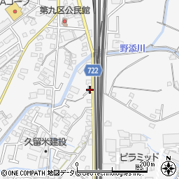 福岡県久留米市荒木町荒木749周辺の地図