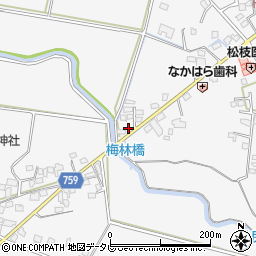 福岡県久留米市荒木町荒木989-2周辺の地図