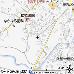 福岡県久留米市荒木町荒木932-3周辺の地図