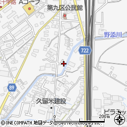 福岡県久留米市荒木町荒木834周辺の地図