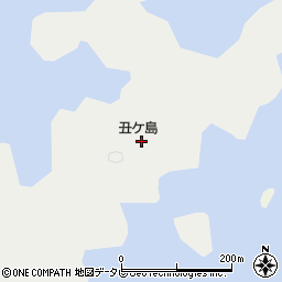 丑ケ島周辺の地図