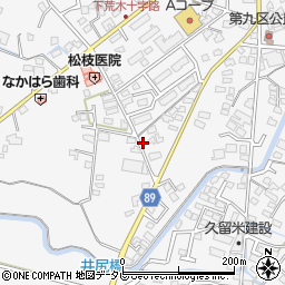 福岡県久留米市荒木町荒木876周辺の地図