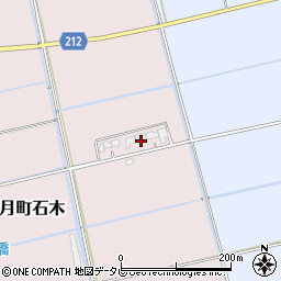 佐賀県小城市三日月町石木195周辺の地図