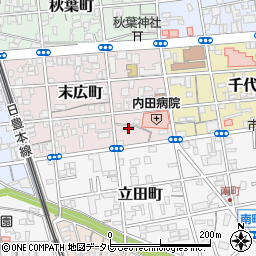 ぱん屋・福禄周辺の地図