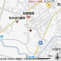 福岡県久留米市荒木町荒木931周辺の地図
