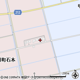 佐賀県小城市三日月町石木198周辺の地図