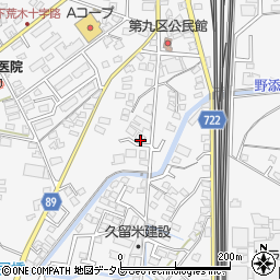 福岡県久留米市荒木町荒木835周辺の地図