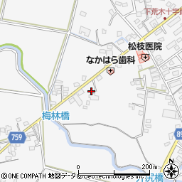 福岡県久留米市荒木町荒木960-3周辺の地図