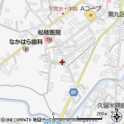 福岡県久留米市荒木町荒木933-6周辺の地図