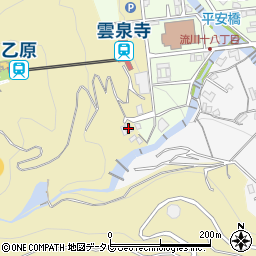べっぷ昭和園周辺の地図