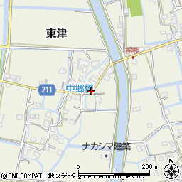 佐賀県三養基郡みやき町東津1229周辺の地図