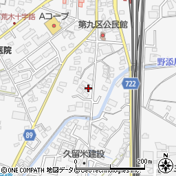 福岡県久留米市荒木町荒木845周辺の地図