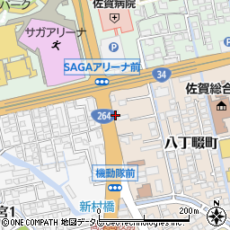 佐賀県電気工事業工業組合　佐賀第一支部周辺の地図