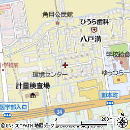 鍋島三省堂第二コーポ周辺の地図