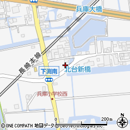 佐賀県佐賀市兵庫町渕1342-5周辺の地図