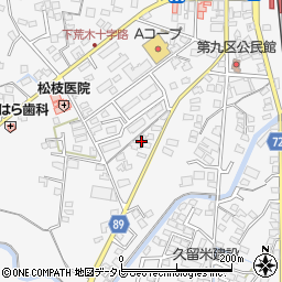 福岡県久留米市荒木町荒木874-3周辺の地図