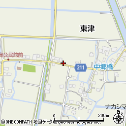佐賀県三養基郡みやき町東津648周辺の地図