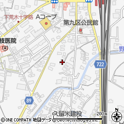 福岡県久留米市荒木町荒木858周辺の地図