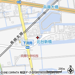 佐賀県佐賀市兵庫町渕1342-1周辺の地図
