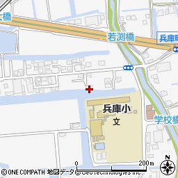 佐賀県佐賀市兵庫町渕1312-12周辺の地図