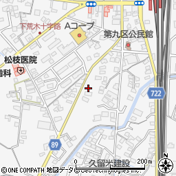 福岡県久留米市荒木町荒木856-3周辺の地図