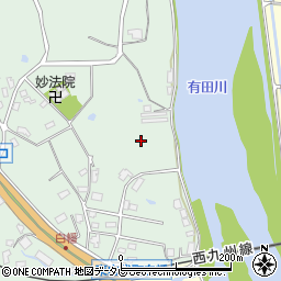 佐賀県伊万里市東山代町長浜63周辺の地図