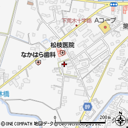 福岡県久留米市荒木町荒木935-8周辺の地図