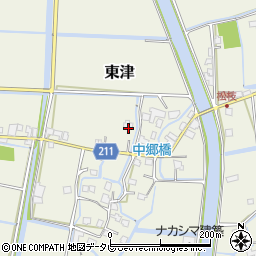 佐賀県三養基郡みやき町東津759周辺の地図