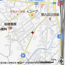 福岡県久留米市荒木町荒木861周辺の地図