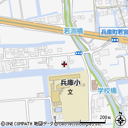 佐賀県佐賀市兵庫町渕1310-7周辺の地図