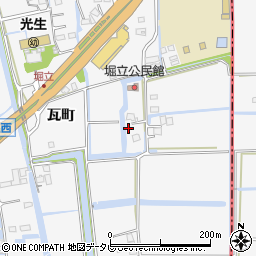 佐賀県佐賀市兵庫町瓦町548周辺の地図
