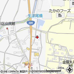 福岡県久留米市荒木町荒木486周辺の地図