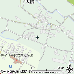 大分県玖珠郡玖珠町大隈447周辺の地図