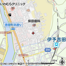 愛媛県宇和島市吉田町本町64周辺の地図
