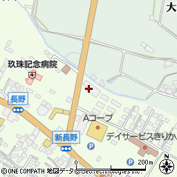 大分県酒類卸株式会社　玖珠営業所周辺の地図