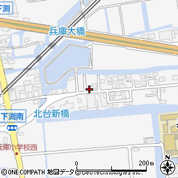 佐賀県佐賀市兵庫町渕1328-15周辺の地図