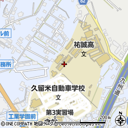 祐誠高等学校周辺の地図