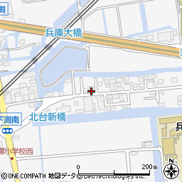 佐賀県佐賀市兵庫町渕1328-18周辺の地図