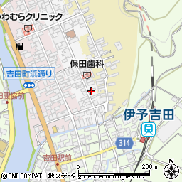 愛媛県宇和島市吉田町本町65周辺の地図